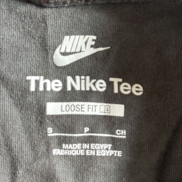 Nike Just Do It Embroidered Oversized Cropped T Shirt Size Small - Picture 3 of 7